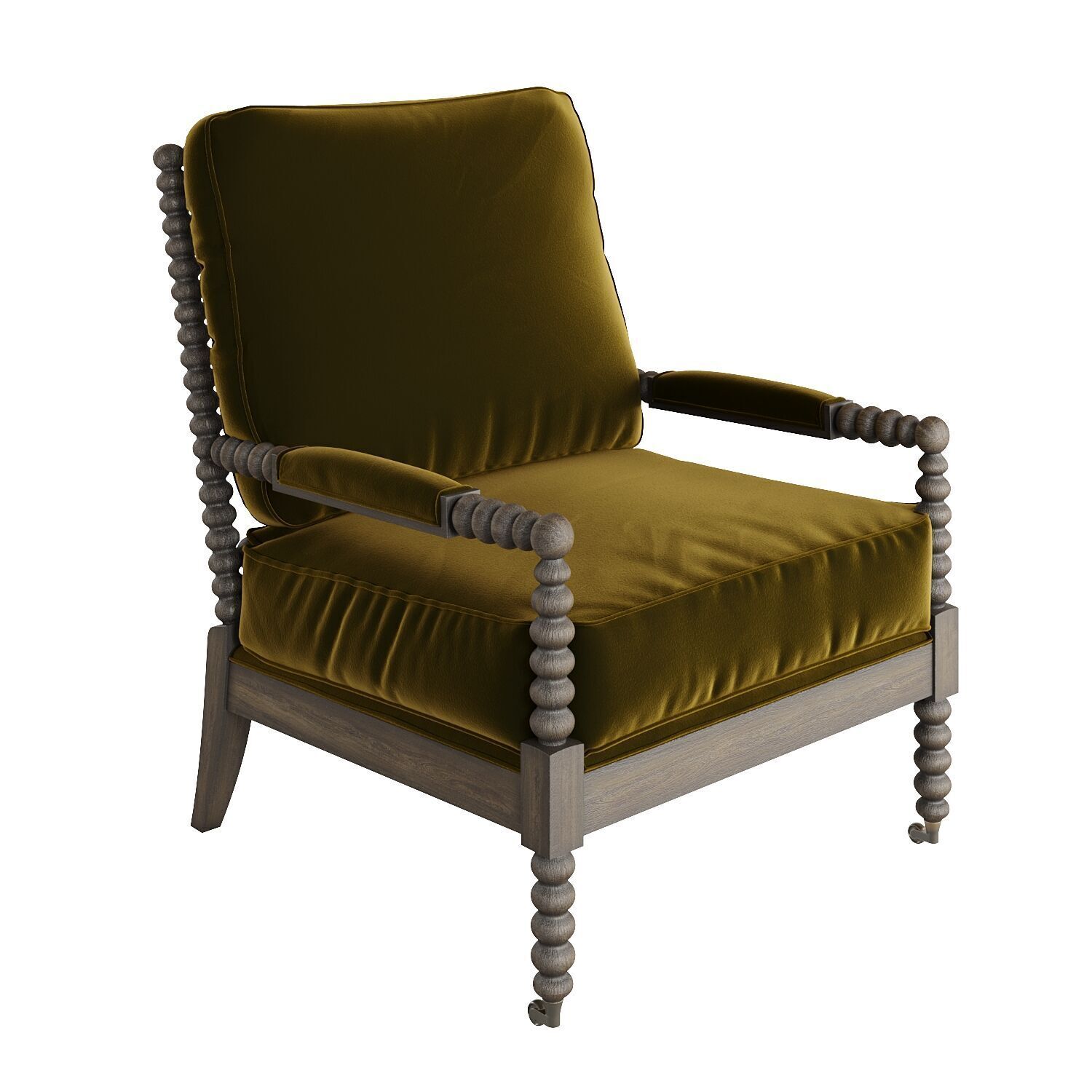 Spindle chair 3D model_6