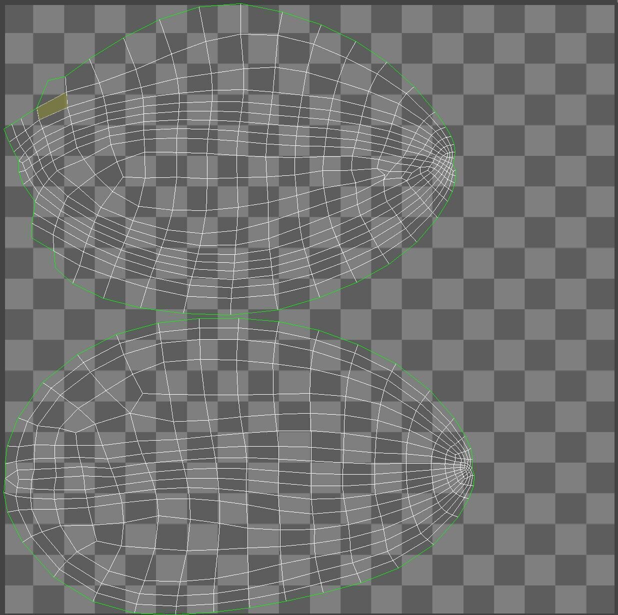 Peach icon Low-poly 3D model_8