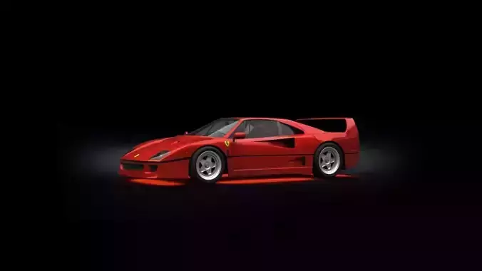 FERRARI F40 FOR 3D PRINTING