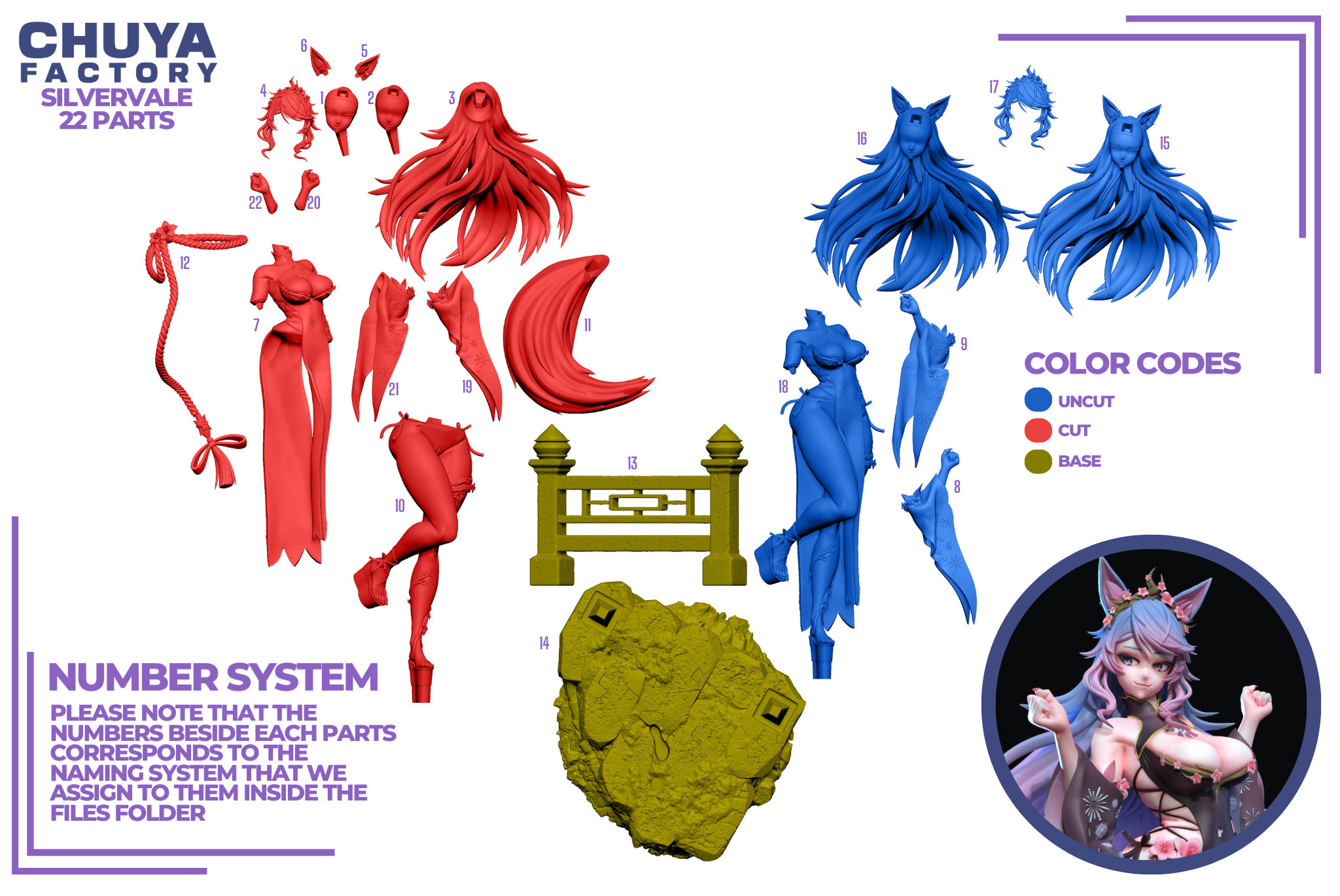 Silvervale - 3D Printable Model 3D print model_17