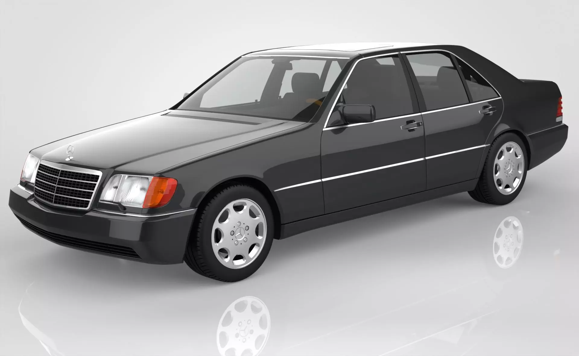 Mercedes Benz S 600 - W140 3D model