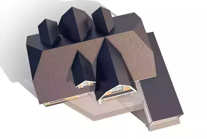 3D Suburan house model