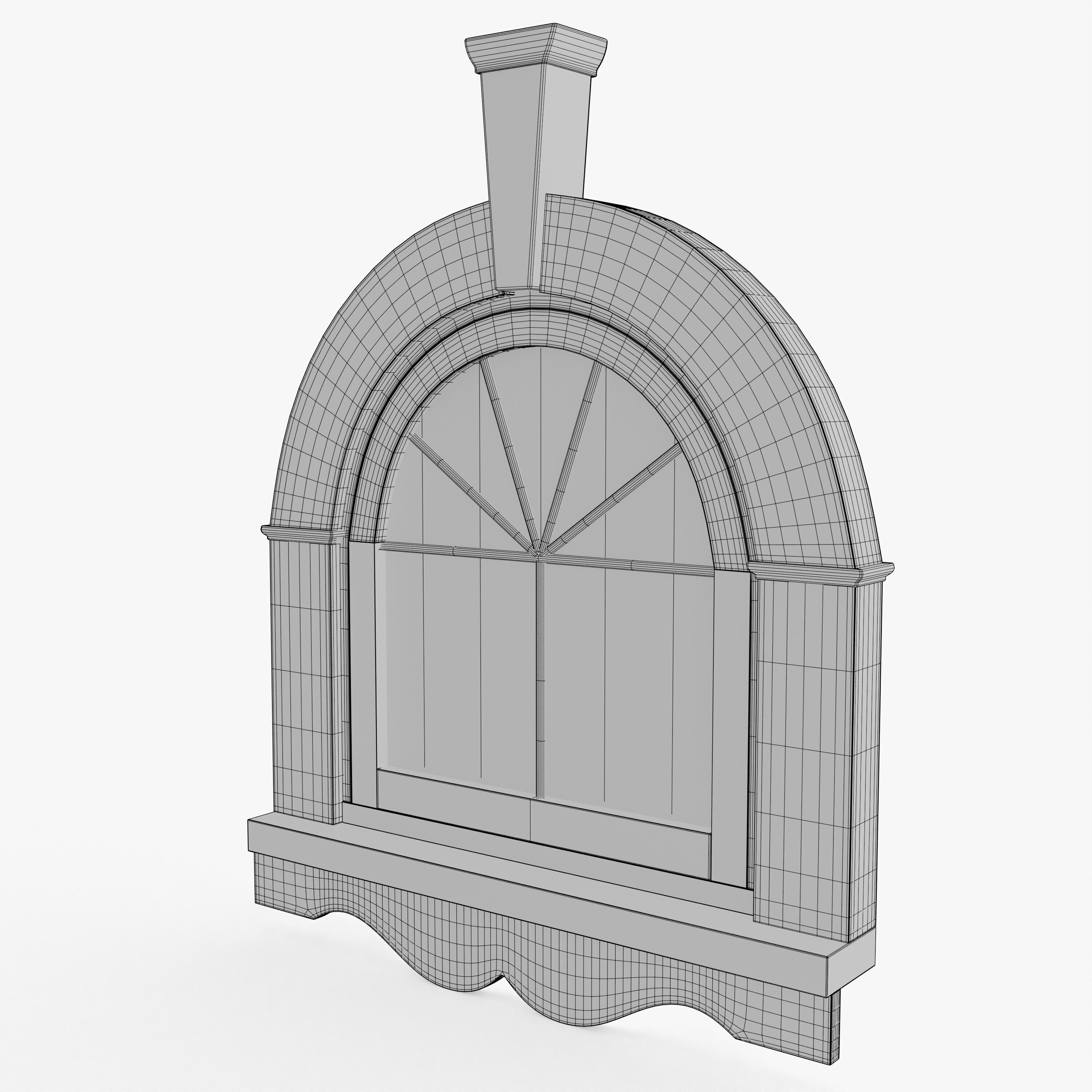 Old Window 3D model_10