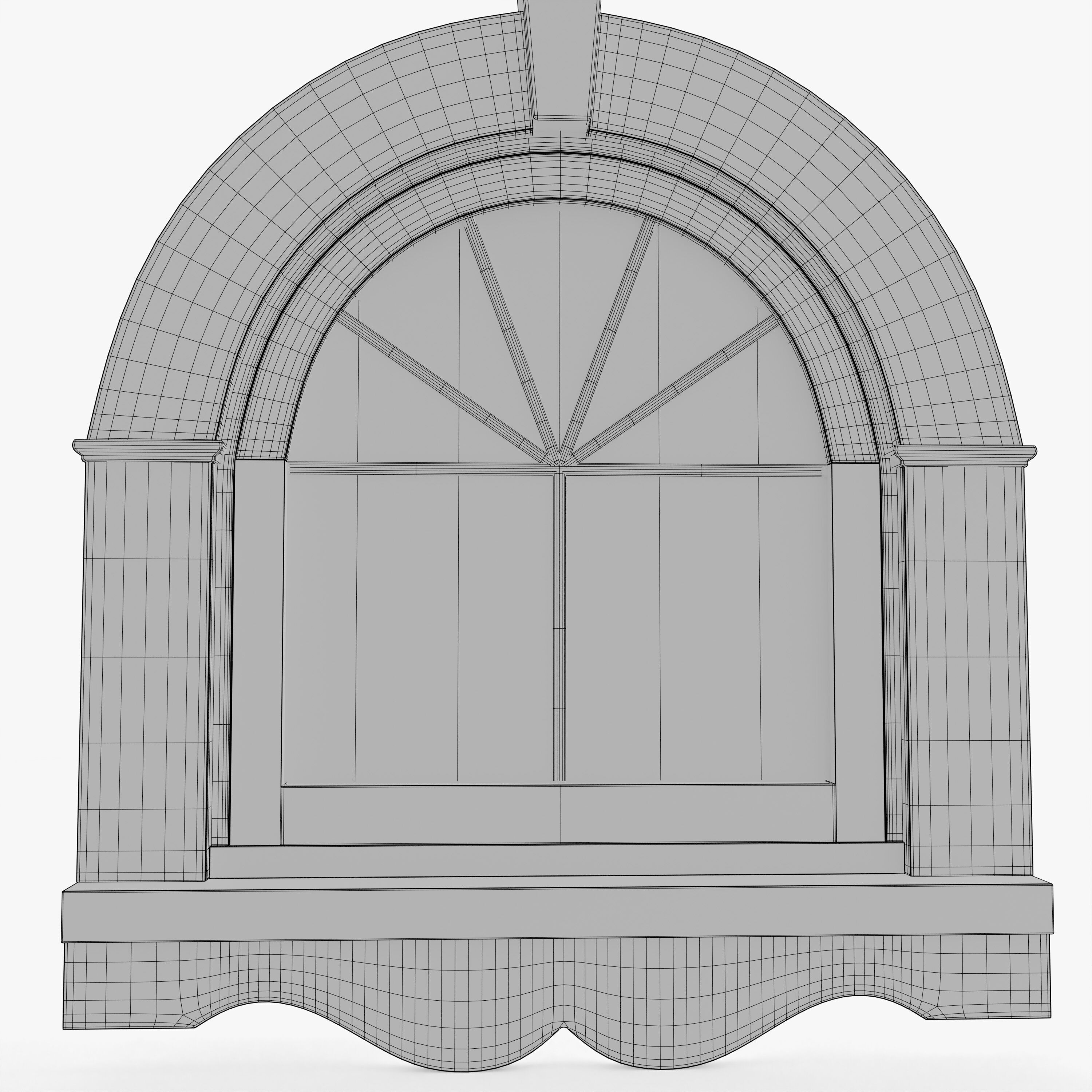 Old Window 3D model_19