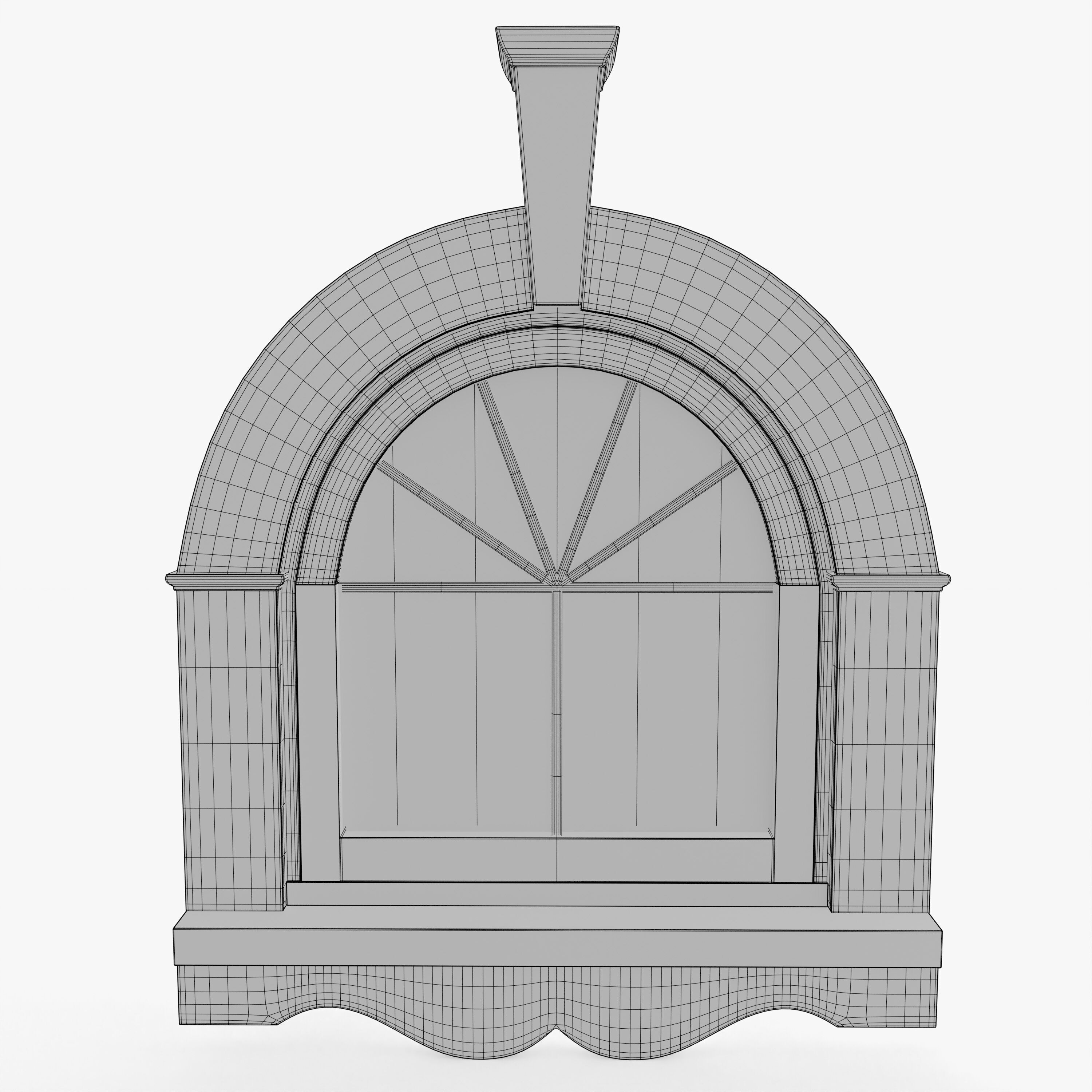 Old Window 3D model_16