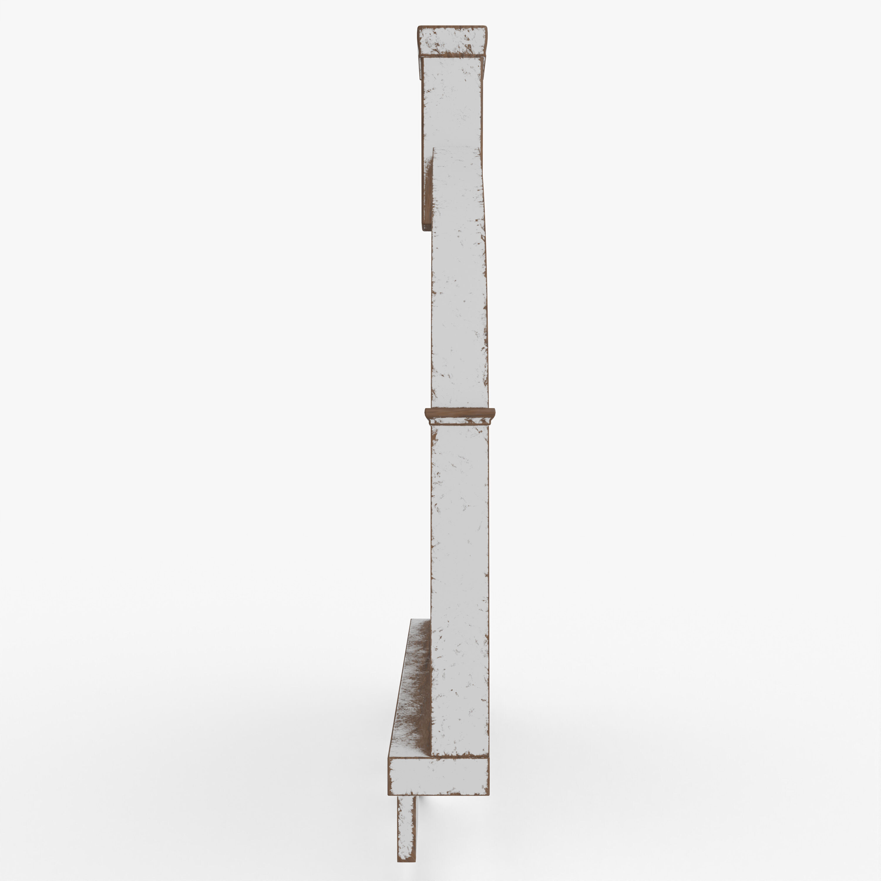 Old Window 3D model_3