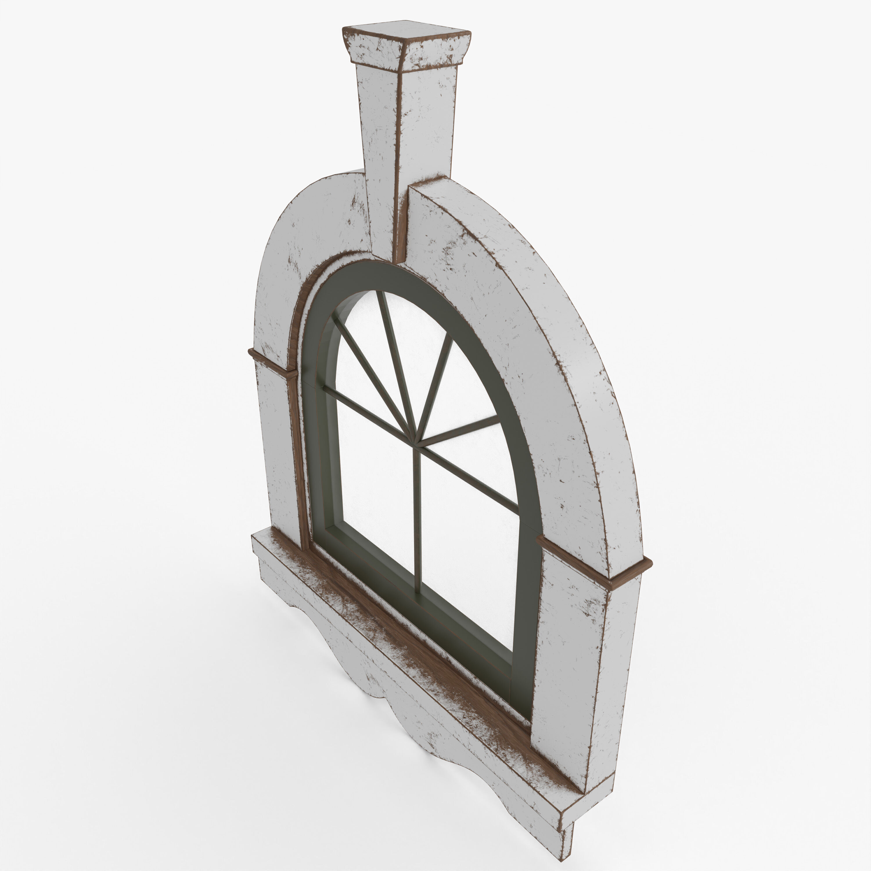 Old Window 3D model_1