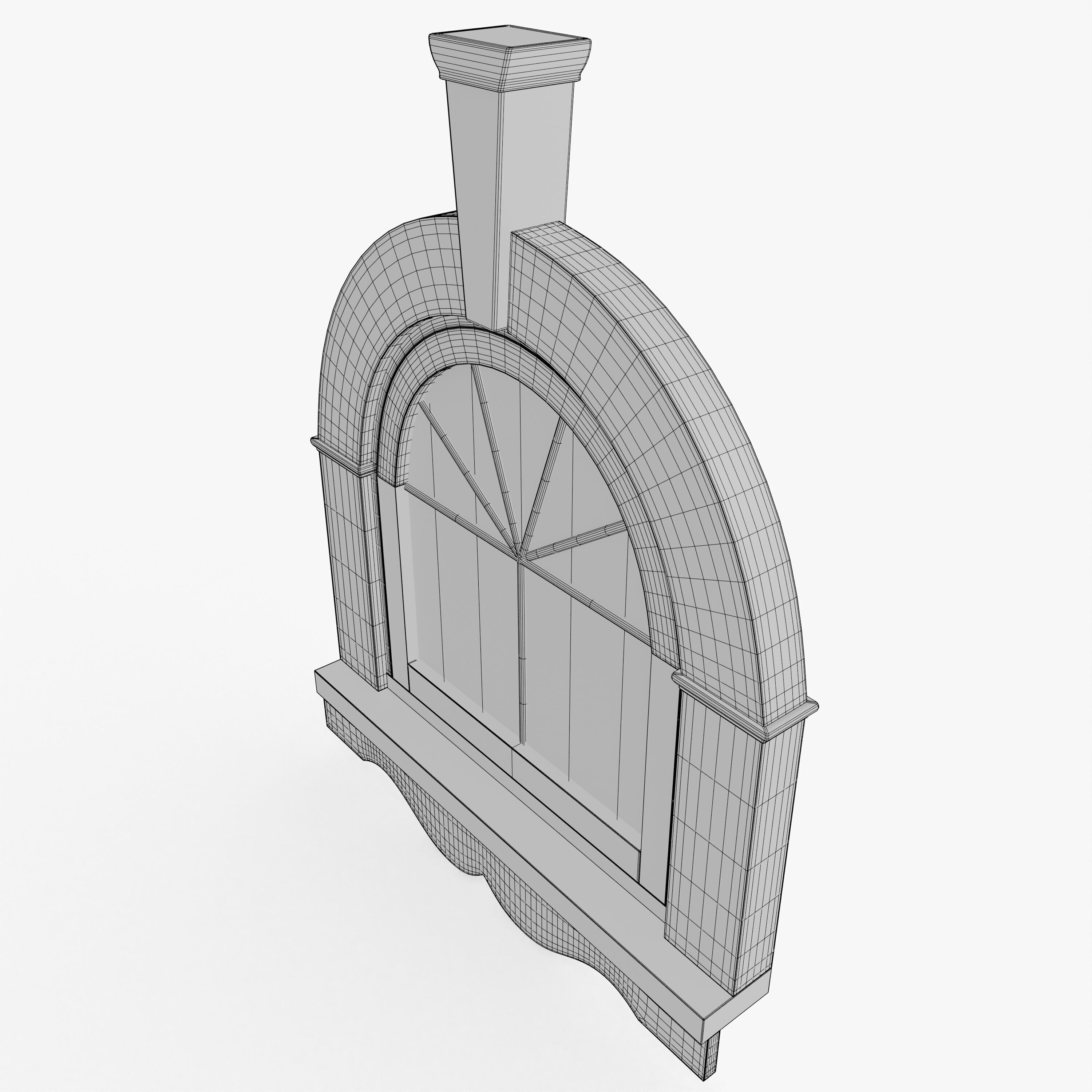 Old Window 3D model_11