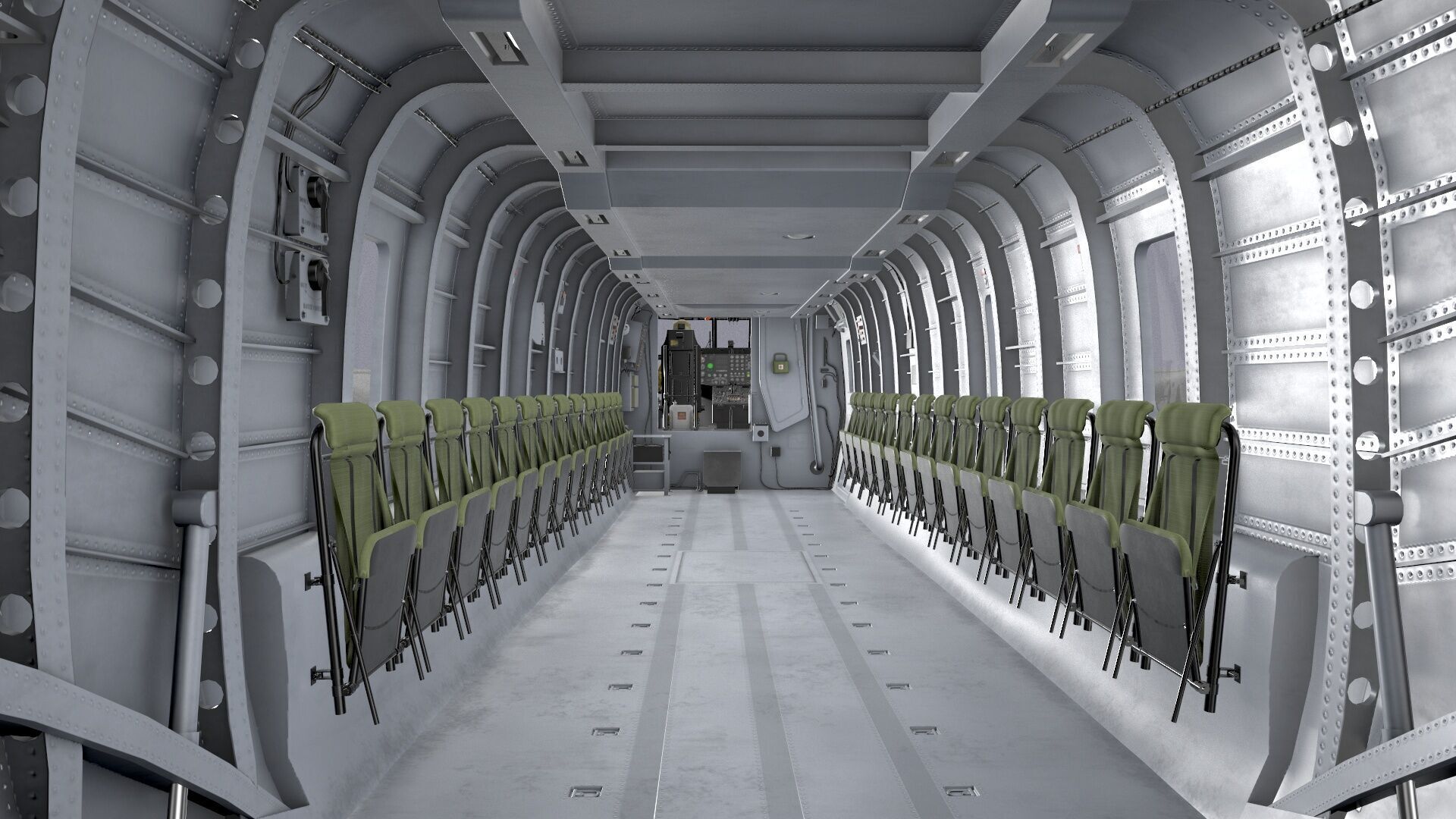 CH-53E Super Stallion Blank Basic Animation Low-poly 3D model_18