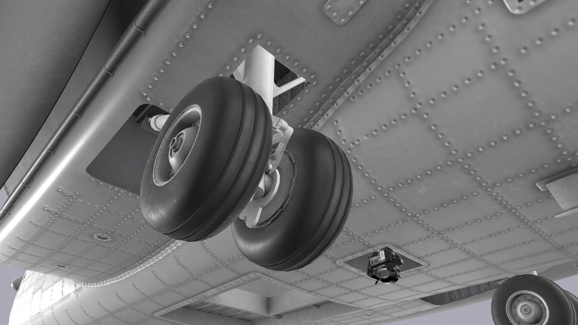 CH-53E Super Stallion Blank Basic Animation Low-poly 3D model_15