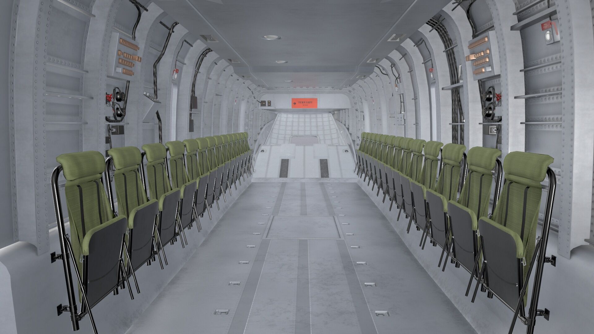 CH-53E Super Stallion Blank Basic Animation Low-poly 3D model_19