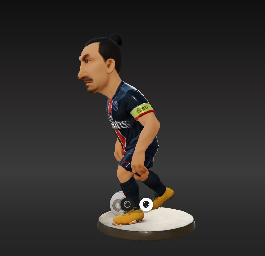 Zlatan Ibrahimovic Mini Fut Series 3D print model_2