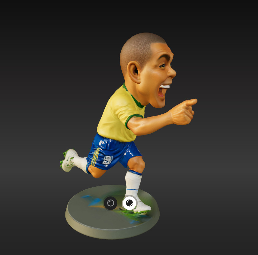 Ronaldo Nazario Mini Fut Series 3D print model_1