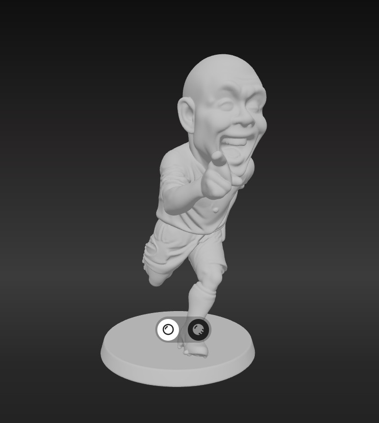 Ronaldo Nazario Mini Fut Series 3D print model_4