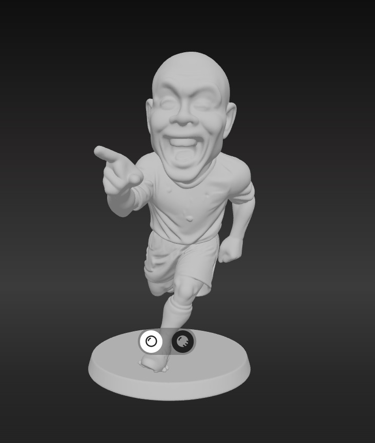 Ronaldo Nazario Mini Fut Series 3D print model_3