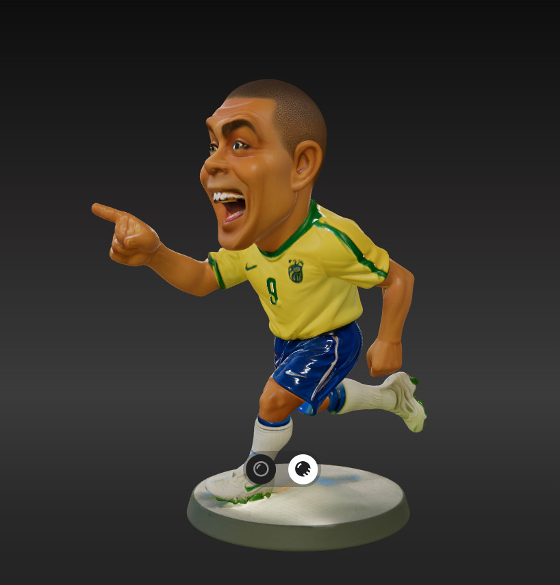 Ronaldo Nazario Mini Fut Series 3D print model_2