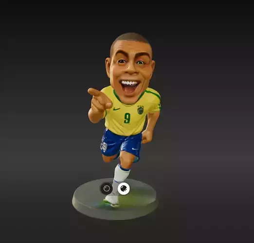 Ronaldo Nazario Mini Fut Series 3D print model Ronaldo Nazario Mini Fut Series 3D print model