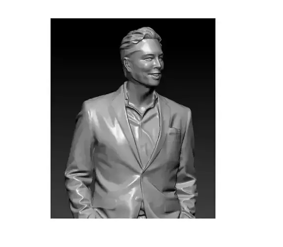 Elon Musk Full Body Tesla Spacex Bitcoin 3D print model