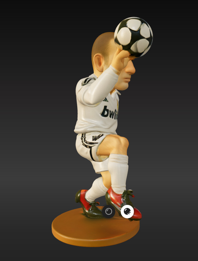 Zinedine Zidane Mini Fut Series 3D print model_2