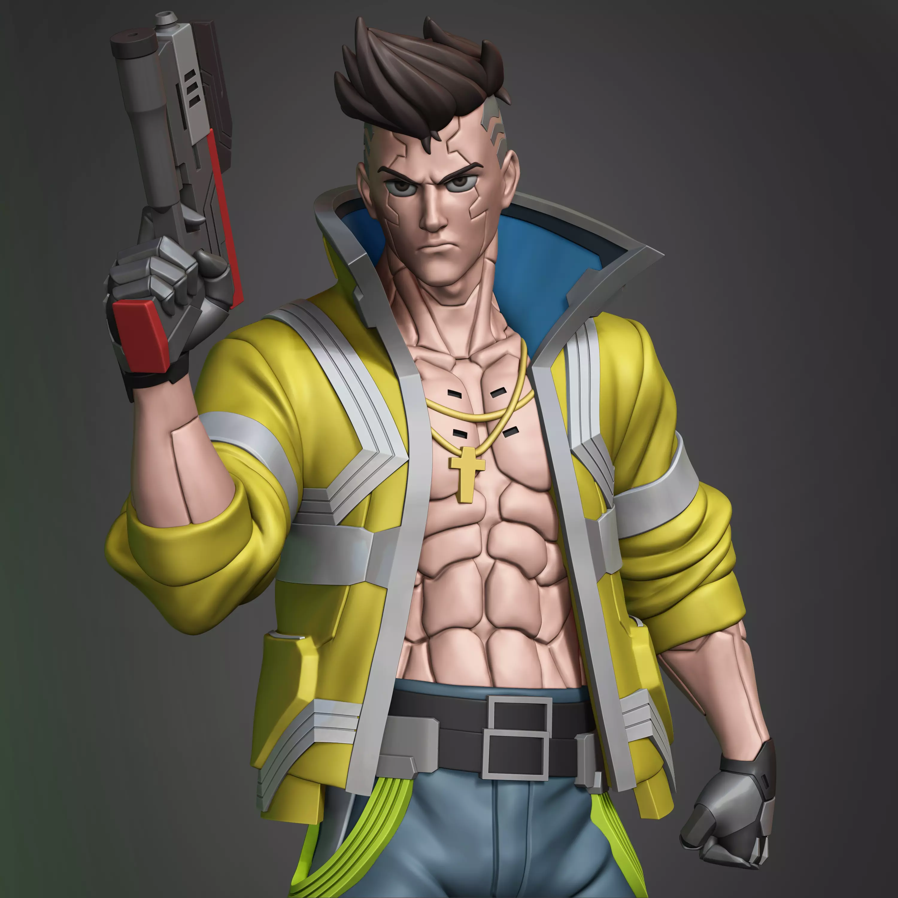 David - Cyberpunk Edgerunners - 3D print 3D print model