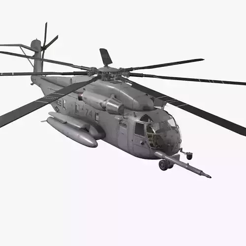 CH-53E Super Stallion US Marines Basic Low-poly 3D model