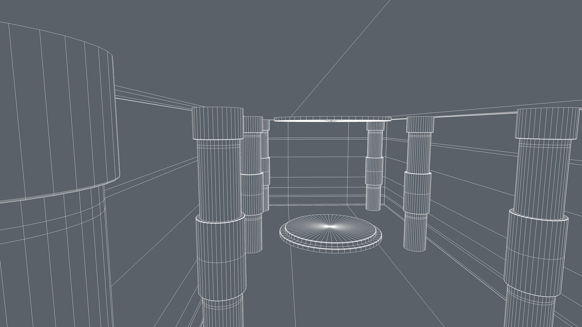 Sci Fi Room Low-poly 3D model_10