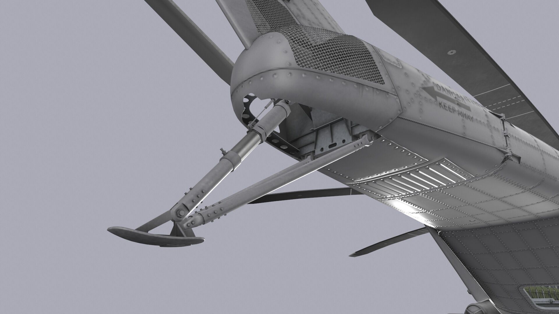 CH-53E Super Stallion US Marines Complex Animation Low-poly 3D model_12