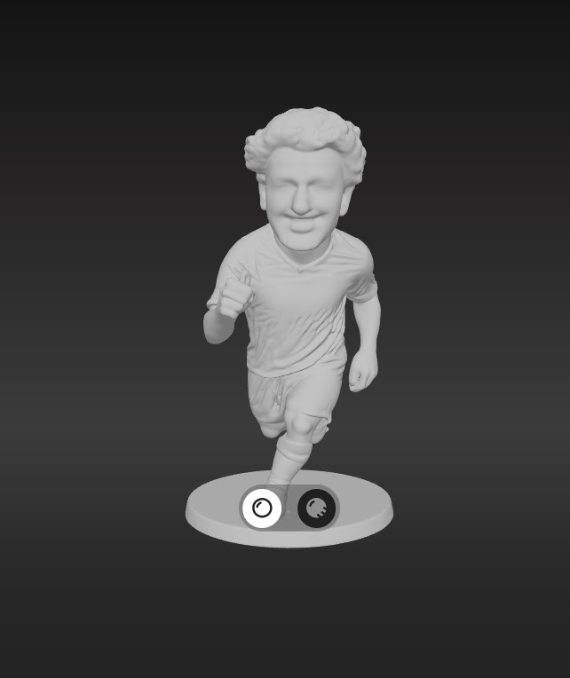 Mohammed Salah Mini Fut Series 3D print model_4