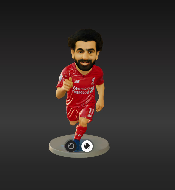Mohammed Salah Mini Fut Series 3D print model_2