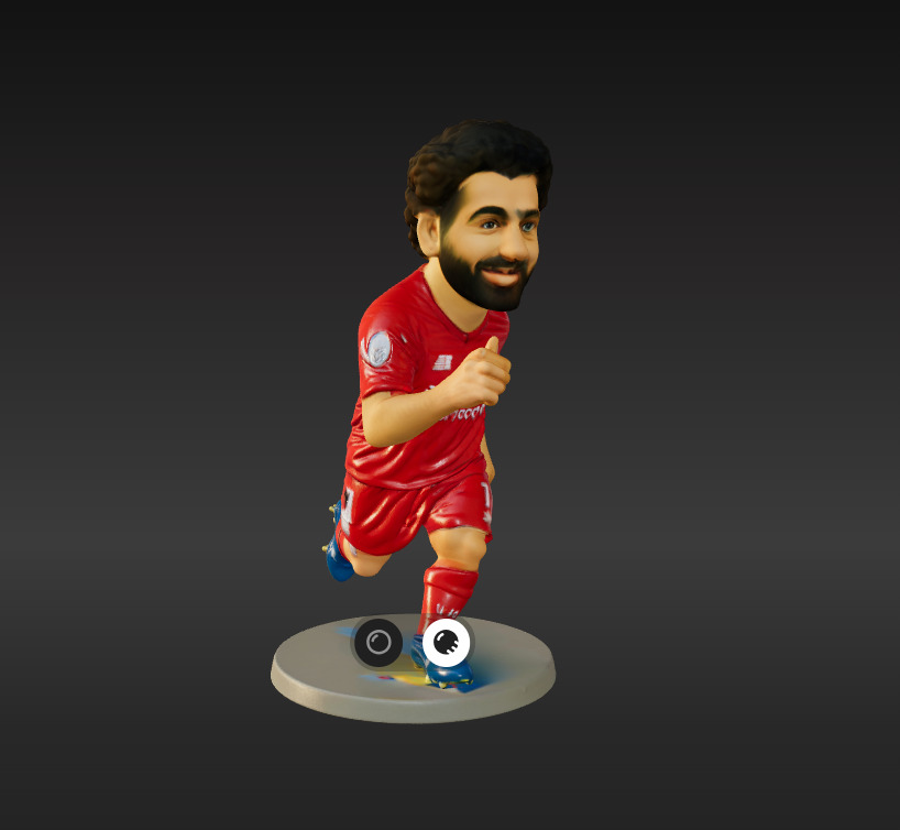 Mohammed Salah Mini Fut Series 3D print model_1
