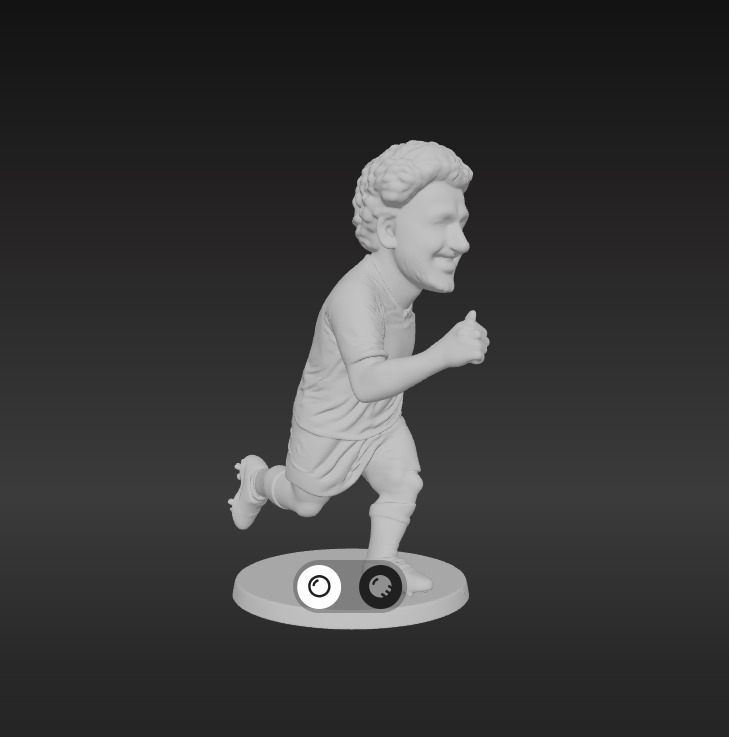 Mohammed Salah Mini Fut Series 3D print model_5