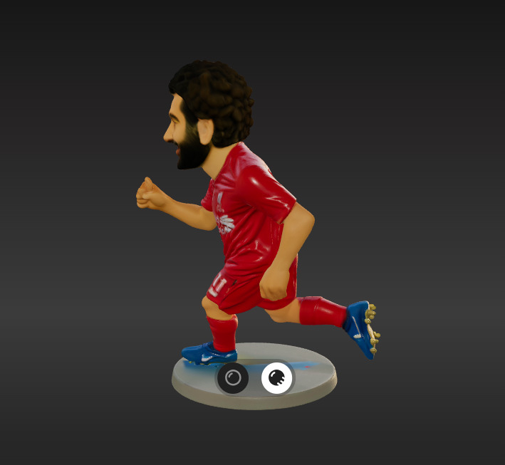 Mohammed Salah Mini Fut Series 3D print model_3