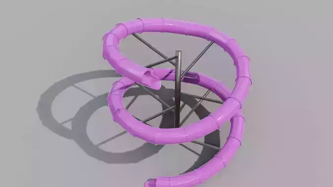 Water Slide 3D model