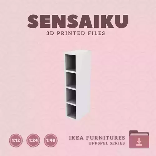 VADHOLMA Open Storage for Miniature Dollhouse - IKEA - 3D Print