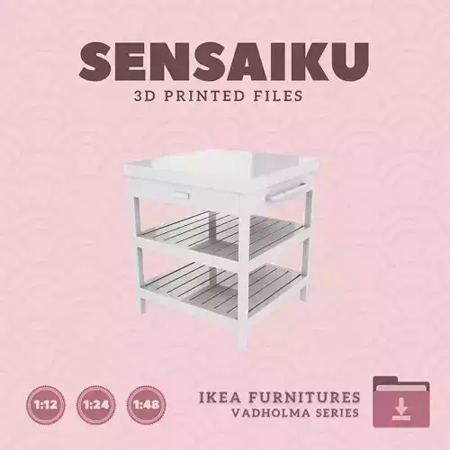 VADHOLMA Kitchen island for Mini Dollhouse - IKEA - 3D Print