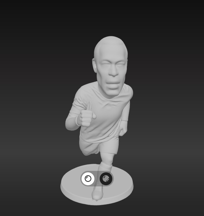 Virgil Van Dijk Mini Fut Series 3D print model_5
