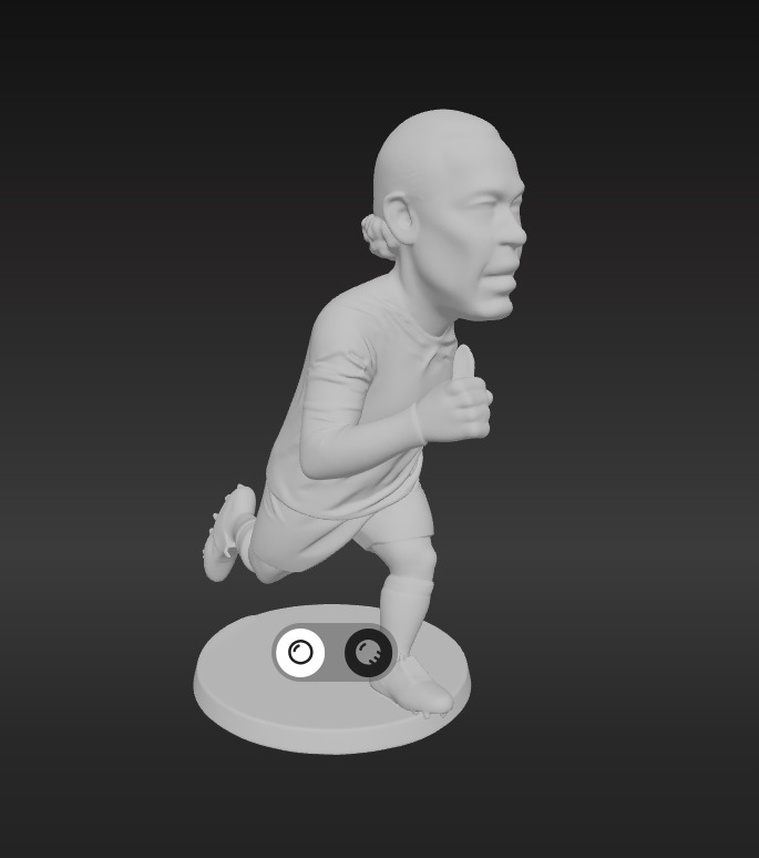 Virgil Van Dijk Mini Fut Series 3D print model_6