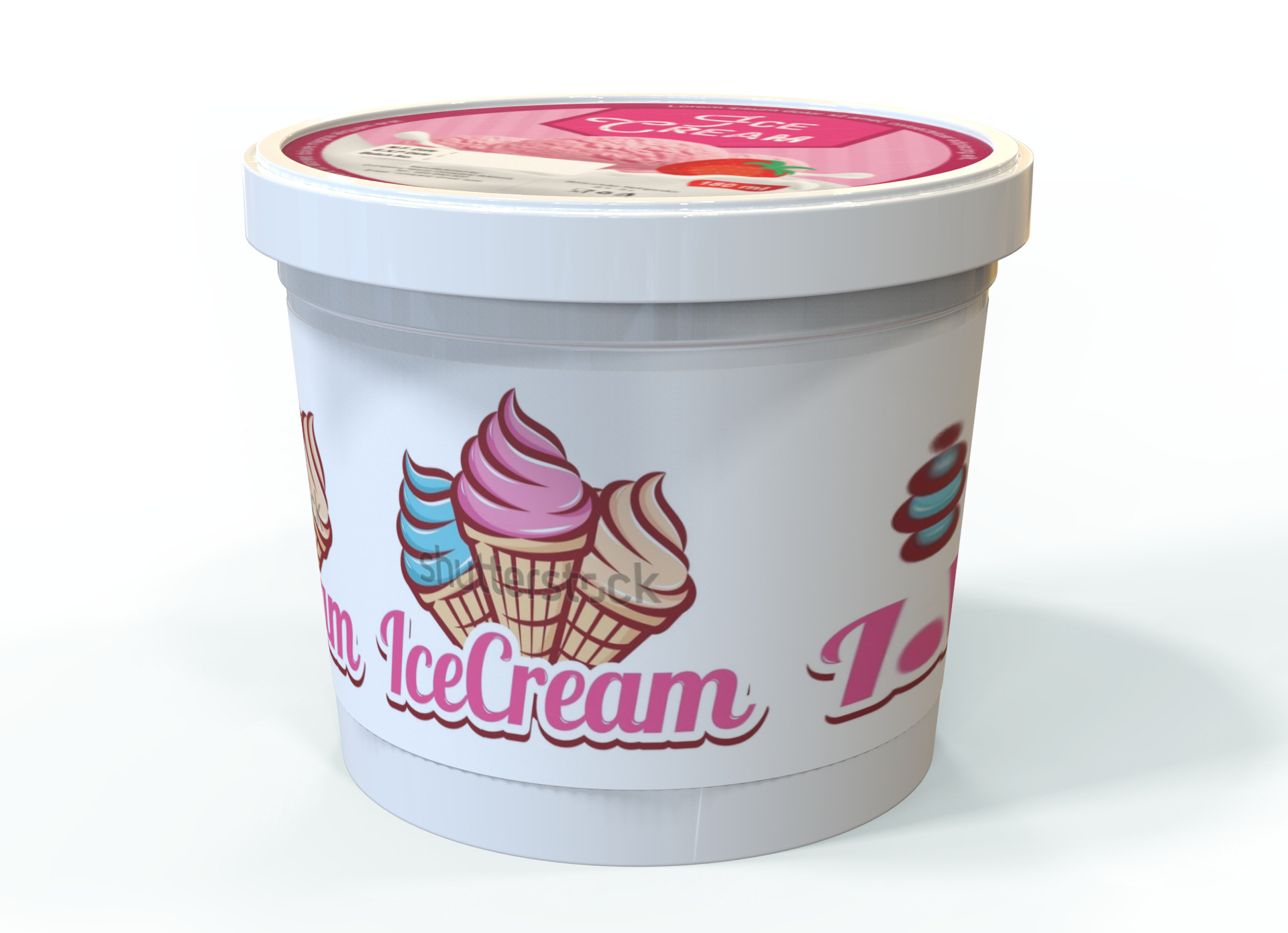 Ice cream Cup 3D print model_65