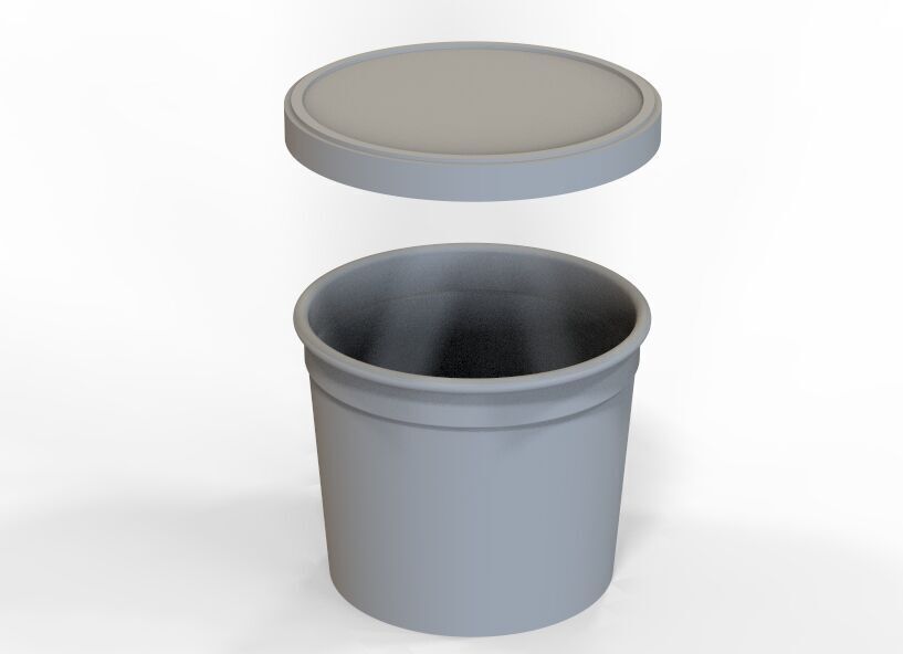 Ice cream Cup 3D print model_14