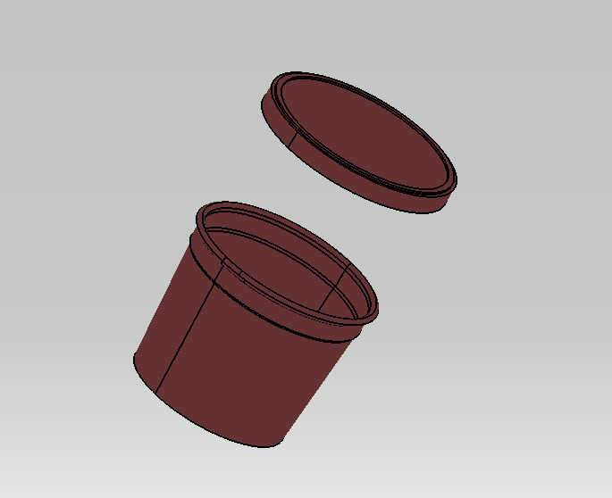 Ice cream Cup 3D print model_32