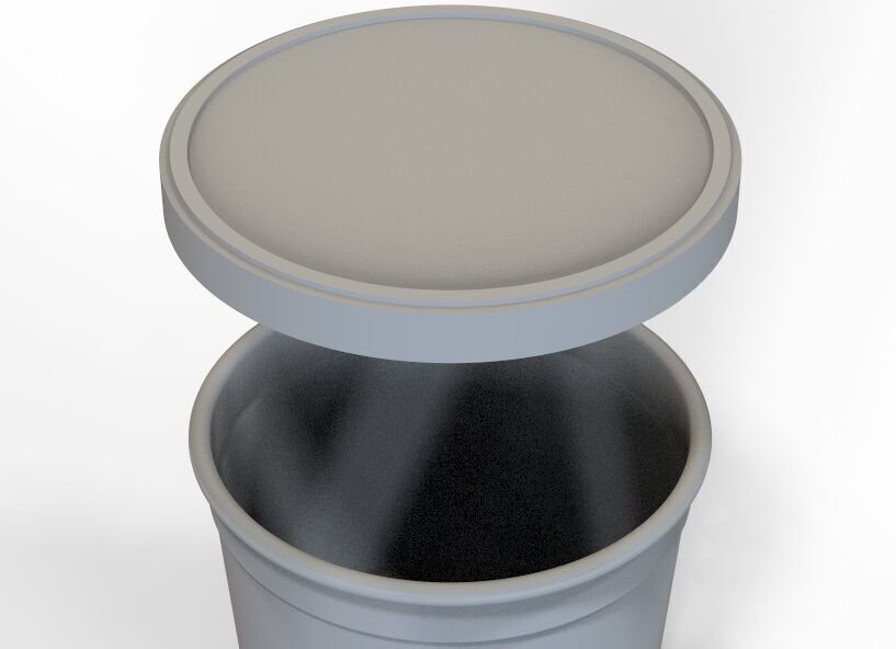 Ice cream Cup 3D print model_9