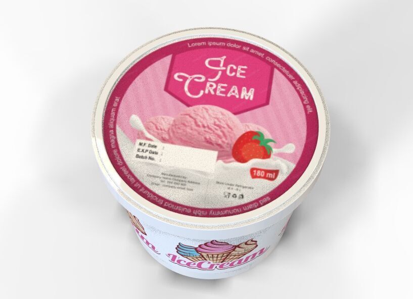 Ice cream Cup 3D print model_2