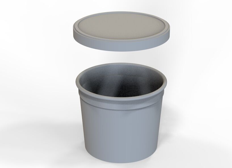Ice cream Cup 3D print model_43
