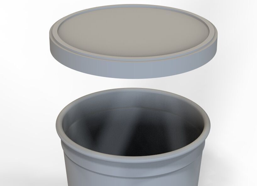 Ice cream Cup 3D print model_8