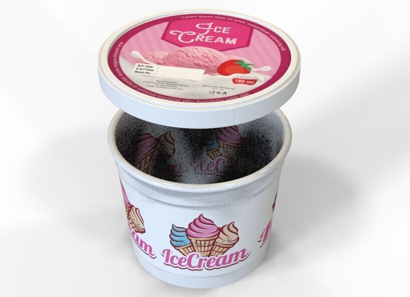 Ice cream Cup 3D print model_55