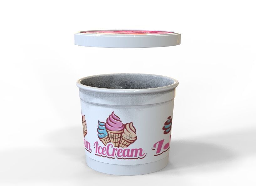 Ice cream Cup 3D print model_3
