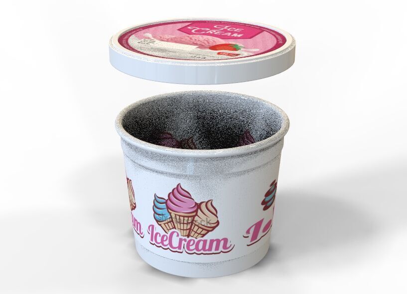 Ice cream Cup 3D print model_56