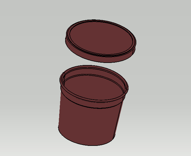 Ice cream Cup 3D print model_24