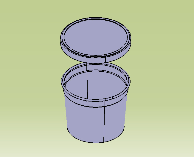 Ice cream Cup 3D print model_47