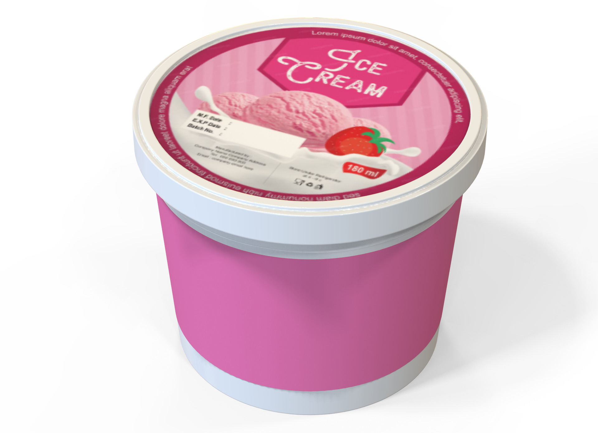 Ice cream Cup 3D print model_15